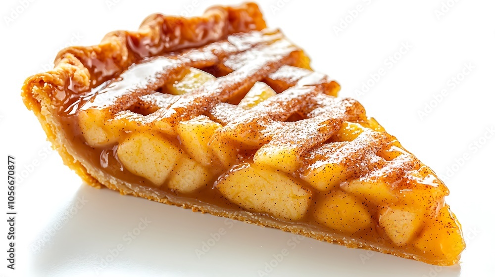 Apple Pie Slice with Caramel Glaze and Cinnamon Delicious Homemade Dessert Apple Pie Slice with Caramel Glaze and Cinnamon Delicious Homemade Dessert