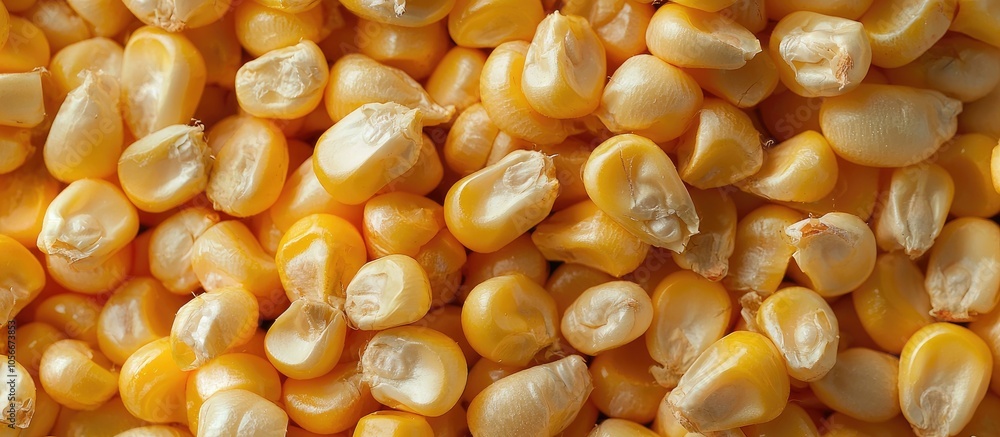 Close Up Of Yellow Corn Kernels Close Up Of Yellow Corn Kernels