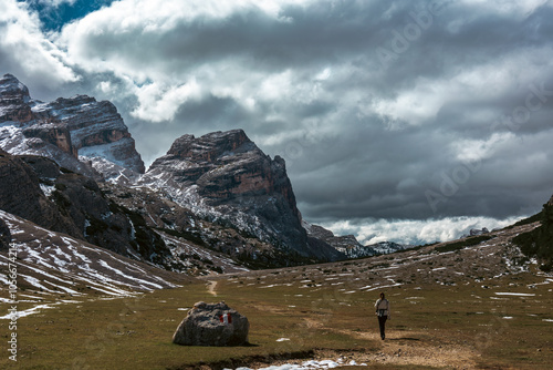 Autumn trekking in Alta Badia photo