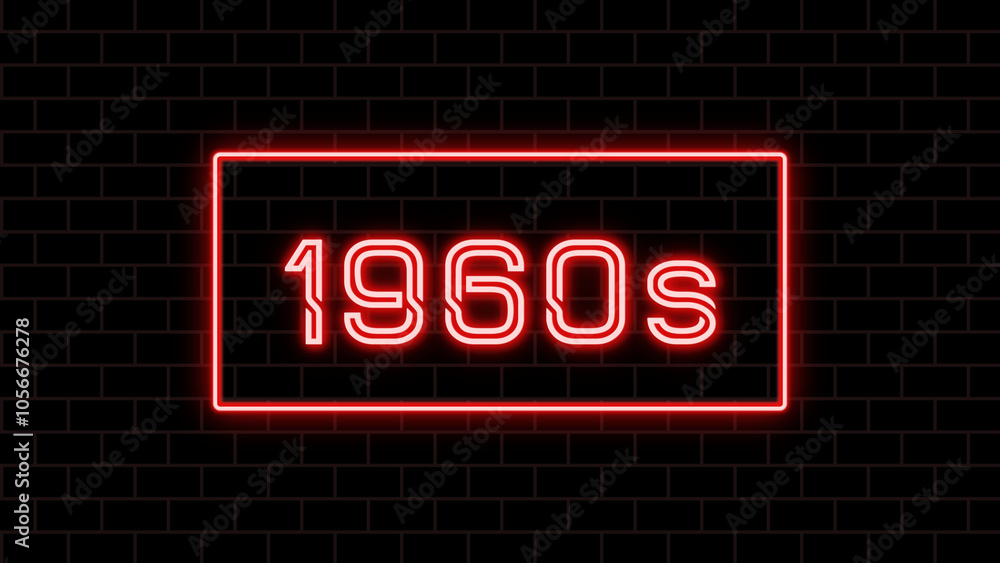 1960s (1960年代) のネオン文字 1960s (1960年代) のネオン文字