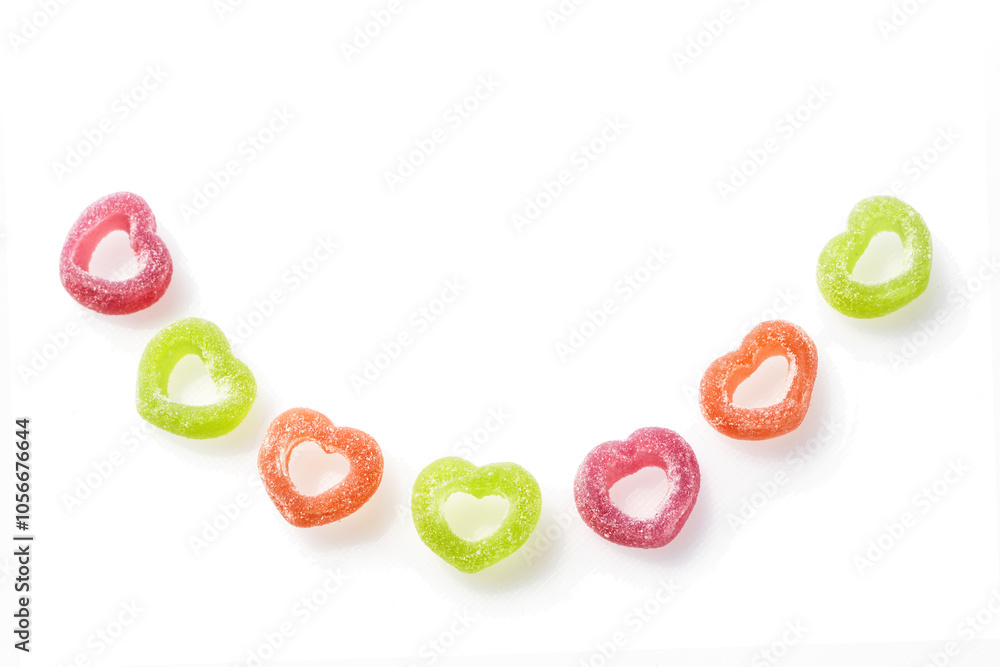 Fototapeta premium ハートのグミ1