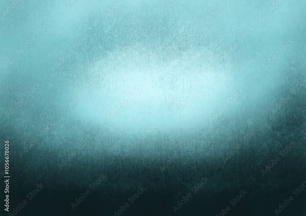 Teal glow in a dark background, creating a serene and balanced minimalist wall piece Teal glow in a dark background, creating a serene and balanced minimalist wall piece