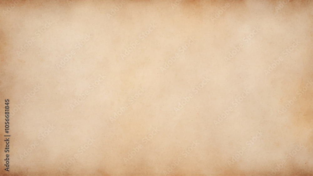 Obraz premium Old paper texture background, Pale brown paper vintage with stains in sepia tone stock photo. 