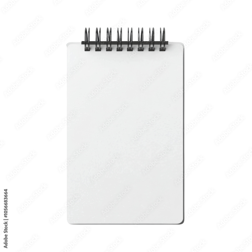 Blank notepad isolated transparent background Blank notepad isolated transparent background