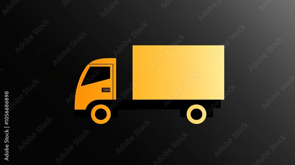 Icon Representing Shipping and Delivery Services Icon Representing Shipping and Delivery Services
