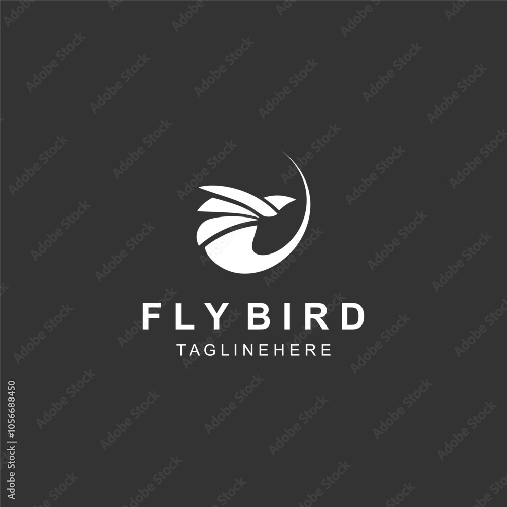 Abstract Flying Bird logo design template Wing illustration creative Abstract Flying Bird logo design template Wing illustration creative