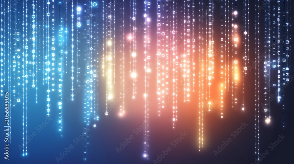 Abstract digital design showcasing a sleek and clean cyber interface with neon lines illuminating the path of encrypted data transmission, creating a visually striking and hightech aesthetic. Abstract digital design showcasing a sleek and clean cyber interface with neon lines illuminating the path of encrypted data transmission, creating a visually striking and hightech aesthetic.