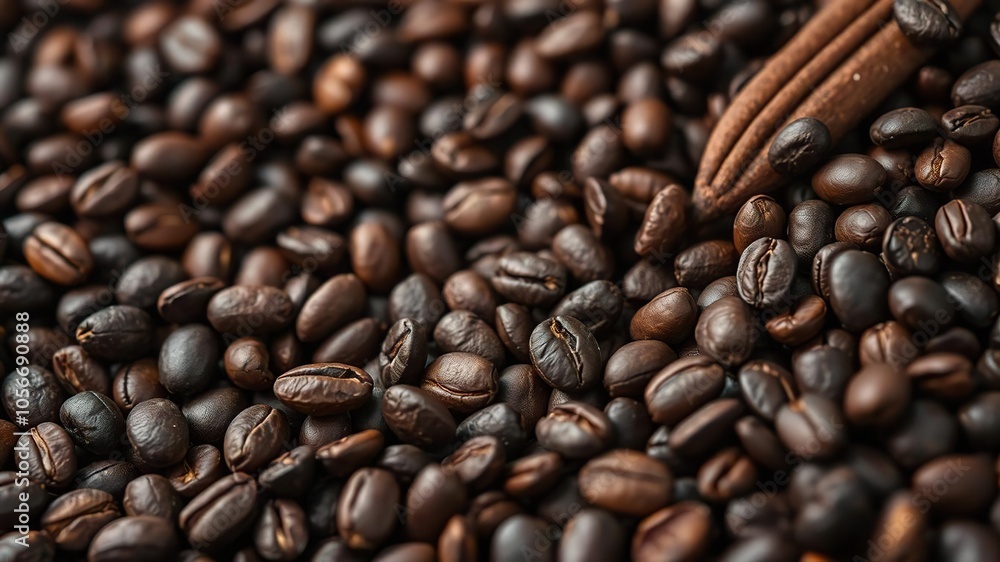 Close-up image of roasted cocoa bean, perfect for illustrating the process of making chocolate, food, roasted, sweet Close-up image of roasted cocoa bean, perfect for illustrating the process of making chocolate, food, roasted, sweet