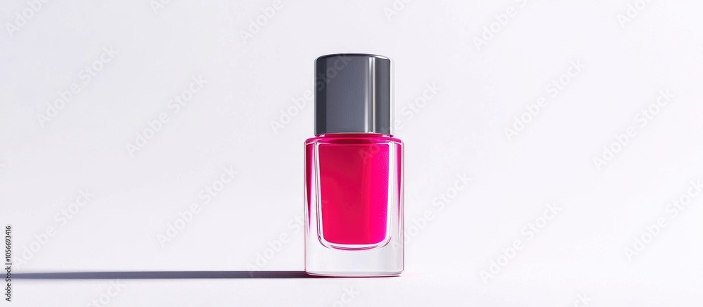 Nail Polish Bottle On White Background Nail Polish Bottle On White Background