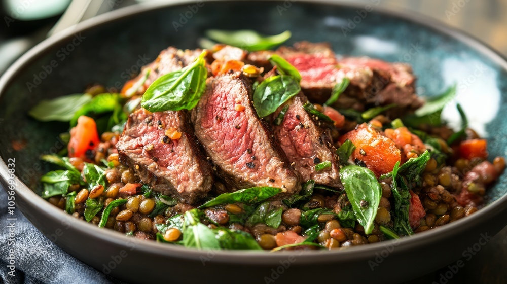 Roast Beef in England with Lentils and Basil
Roast Beef in England with Lentils and Basil
