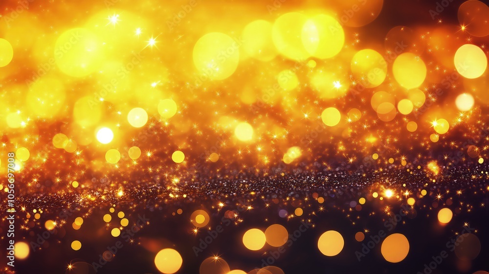 A sparkling background of bright yellow and gold glitter lights, defocused to form a vibrant, sunlit bokeh effect. A sparkling background of bright yellow and gold glitter lights, defocused to form a vibrant, sunlit bokeh effect.