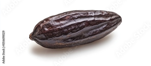 Wallpaper Mural Single Whole Tonka Bean Close Up Isolated On White Background Torontodigital.ca