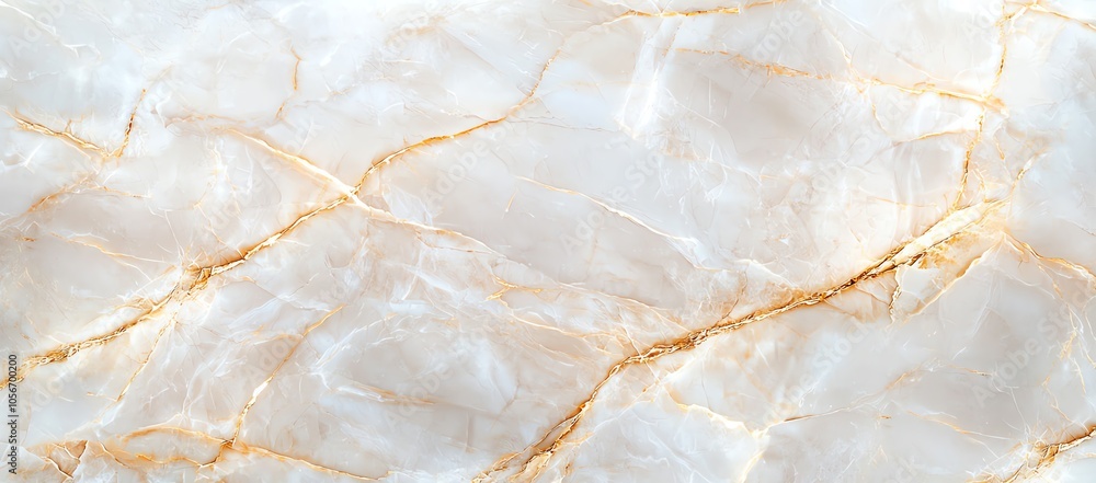 Fototapeta premium Elegant marble texture with gold veining, offering a luxurious and sophisticated background for design projects or interior decor.