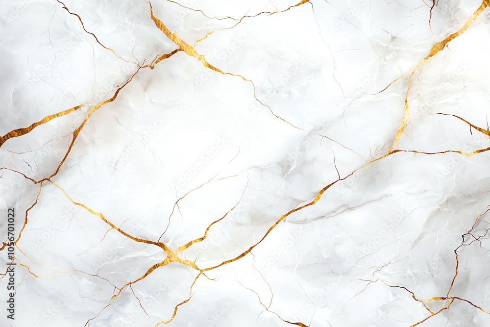Elegant white marble texture with gold veining, perfect for backgrounds and design elements in a luxurious setting. Elegant white marble texture with gold veining, perfect for backgrounds and design elements in a luxurious setting.