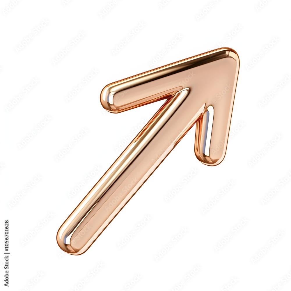 Golden Zigzag Arrow Infographic Symbolizing Business Growth and Innovation Golden Zigzag Arrow Infographic Symbolizing Business Growth and Innovation