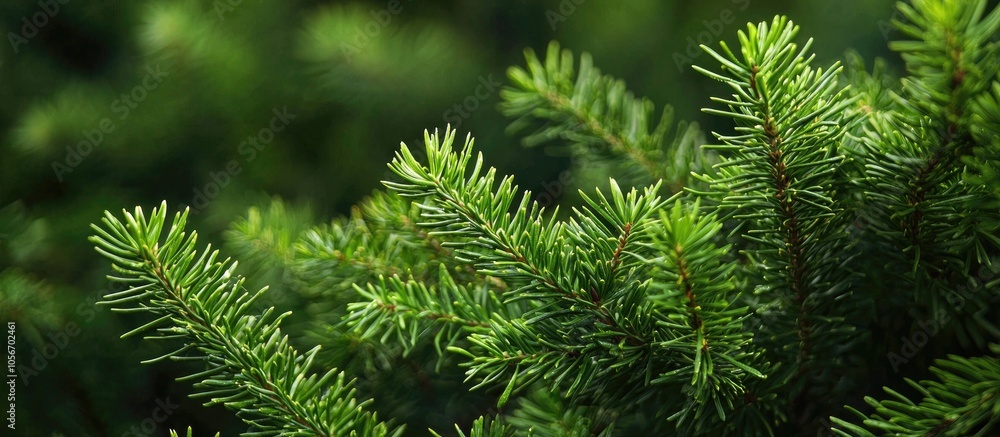 Closeup Evergreen Background Foliage Outside Closeup Evergreen Background Foliage Outside