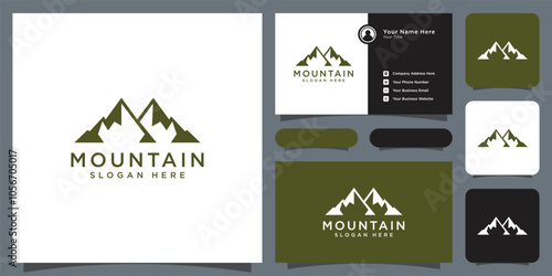 mountain logo vector design template