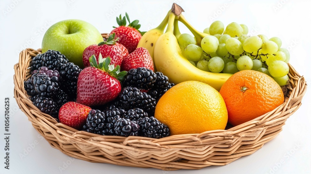 Beautifully arranged fruits in basket
Beautifully arranged fruits in basket