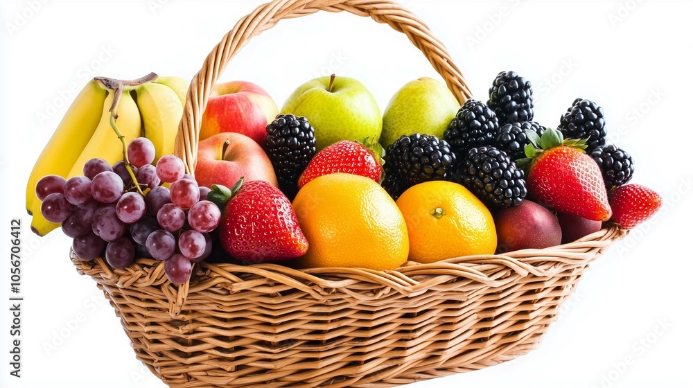 Beautifully arranged fruits in basket
Beautifully arranged fruits in basket