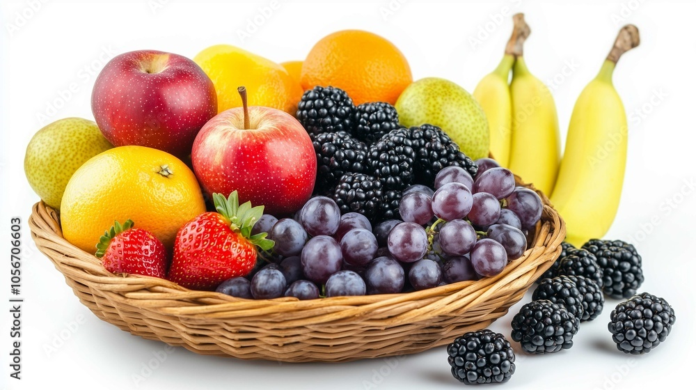 Beautifully arranged fruits in basket
Beautifully arranged fruits in basket