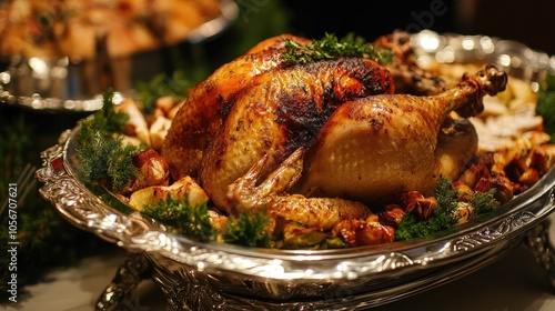 Delectable roasted chicken and turkey dishes for an exquisite dining experience photo