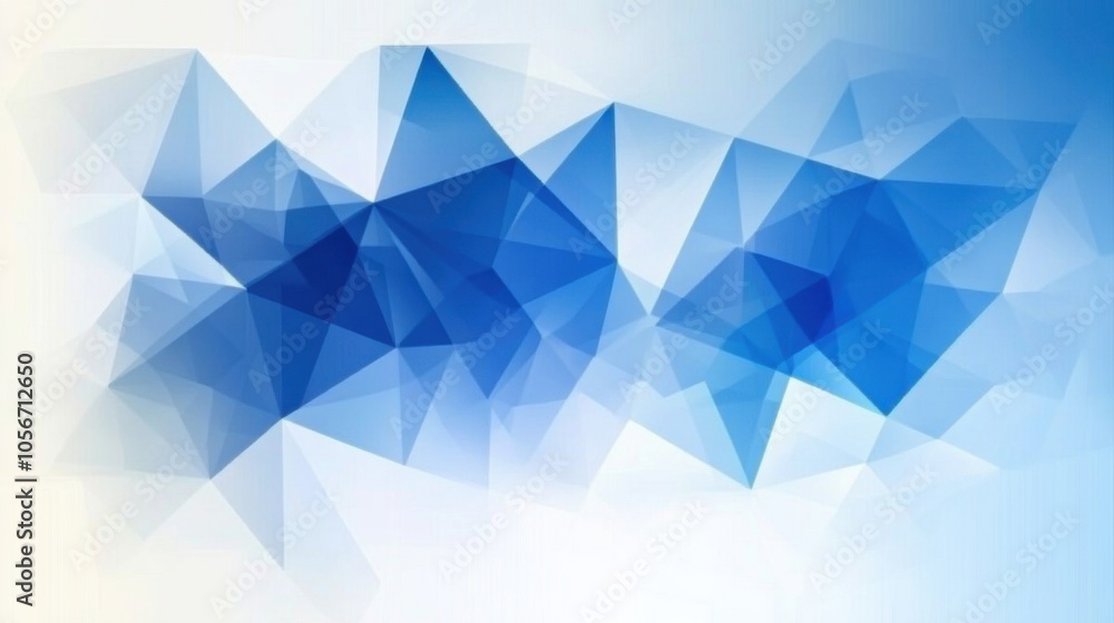 Elegant Abstract Blue Polygonal Background Design Elegant Abstract Blue Polygonal Background Design