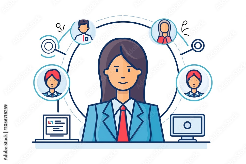 Female head of an enterprise. Firm. Corporate meeting. Dress code. Woman as a CEO of tech company Female head of an enterprise. Firm. Corporate meeting. Dress code. Woman as a CEO of tech company