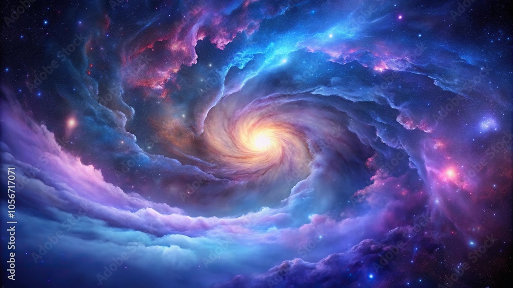 Swirling clouds of purple and blue gas stretch across a starry night sky with vibrant stars and a central nebula, cosmos, celestial bodies, galaxy wallpaper, nebula, galaxy patterns Swirling clouds of purple and blue gas stretch across a starry night sky with vibrant stars and a central nebula, cosmos, celestial bodies, galaxy wallpaper, nebula, galaxy patterns