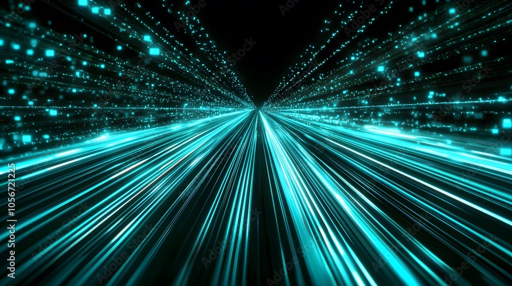 Abstract Blue Light Streaks. Illustration background for presentation Abstract Blue Light Streaks. Illustration background for presentation