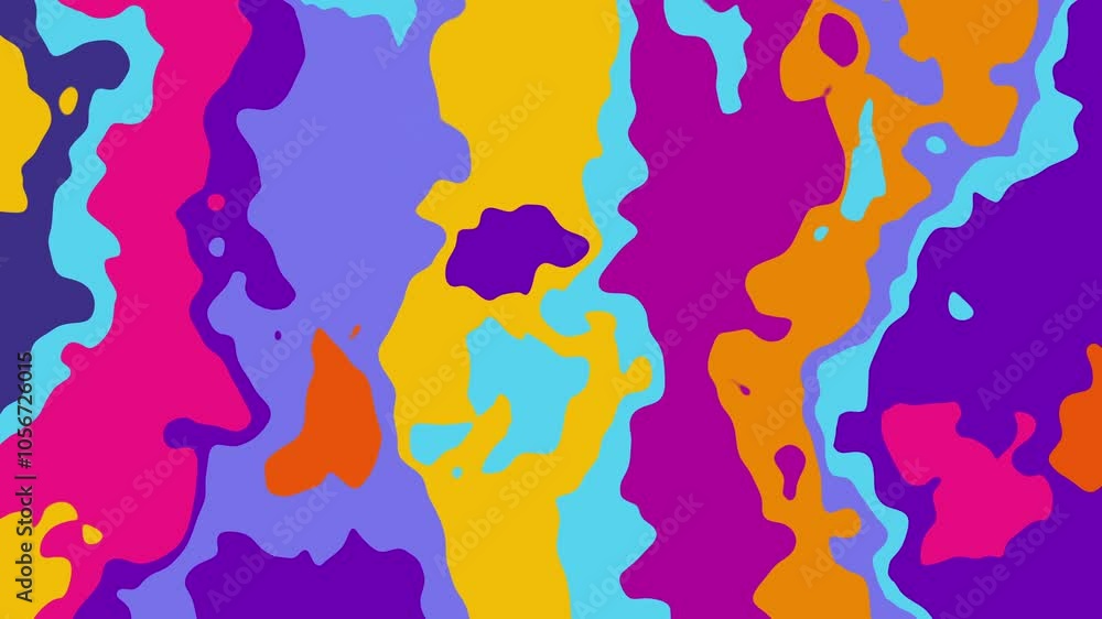 Vibrant Abstract Fluid Background with Swirling Motion in Pink, Yellow, Blue, and Purple – Dynamic Organic Shapes Creating a Psychedelic, Multicolored Flow for a Modern and Energetic Design Vibrant Abstract Fluid Background with Swirling Motion in Pink, Yellow, Blue, and Purple – Dynamic Organic Shapes Creating a Psychedelic, Multicolored Flow for a Modern and Energetic Design