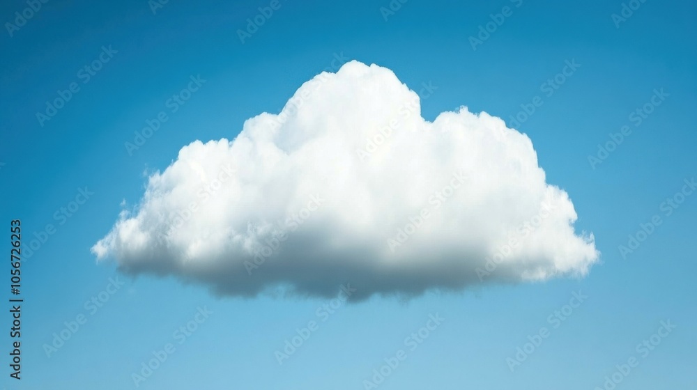 Soft White Clouds Floating in a Calm Blue Sky Soft White Clouds Floating in a Calm Blue Sky