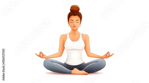 Wallpaper Mural Finding inner peace through yoga meditation Torontodigital.ca