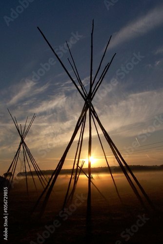 Tyczki namiotu tipi