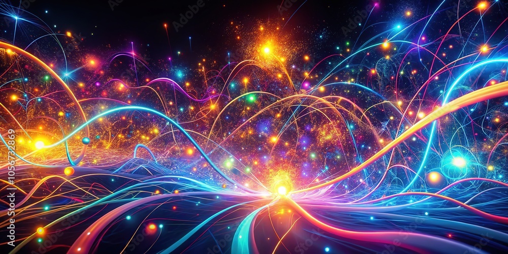 Lively generative AI backdrop adorned with radiant lines and intricate swirls, ideal for producing stunning visuals and enhancing creative endeavors in various projects. Lively generative AI backdrop adorned with radiant lines and intricate swirls, ideal for producing stunning visuals and enhancing creative endeavors in various projects.