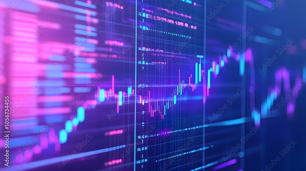 Abstract Stock Market Chart Abstract Stock Market Chart