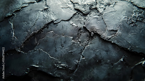 Cracked Dark Abstract Texture Background