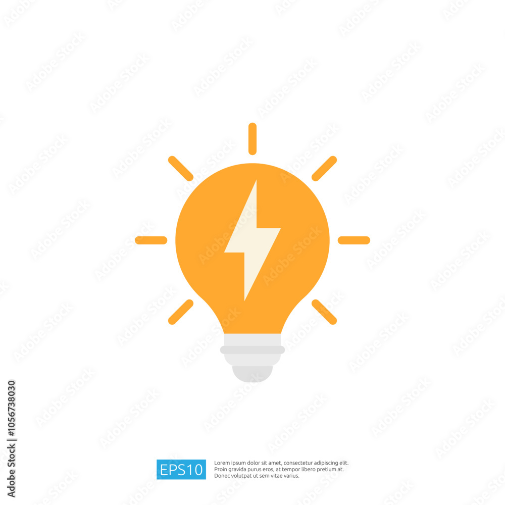An illustration of a light bulb with a lightning bolt inside, symbolizing ideas, creativity, and innovation. An illustration of a light bulb with a lightning bolt inside, symbolizing ideas, creativity, and innovation.