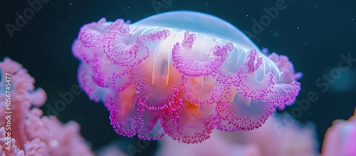 Cassiopea Upside Down Jellyfish Is A Genus Of True Jellyfish And The Only Members Of The Family Cassiopeidae photo