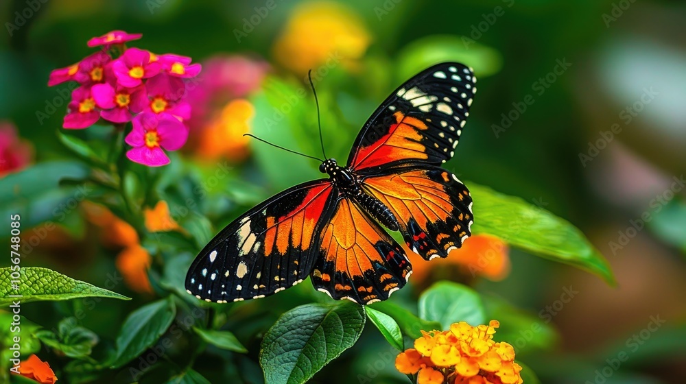 Butterfly Beautiful Colorful In Park Butterfly Beautiful Colorful In Park
