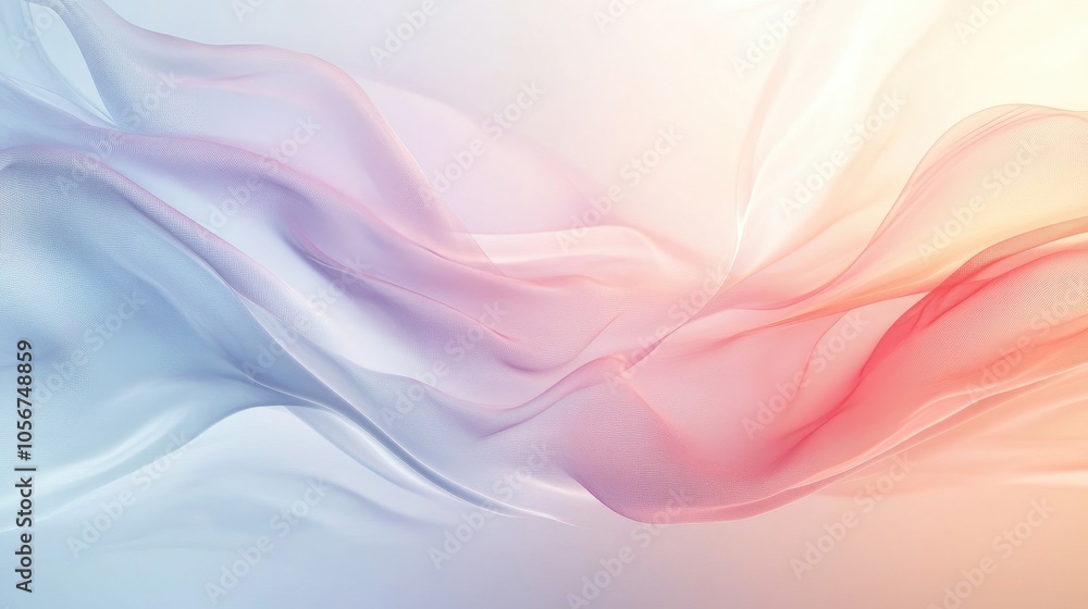 Soft Colorful Abstract Flowing Waves Background Soft Colorful Abstract Flowing Waves Background