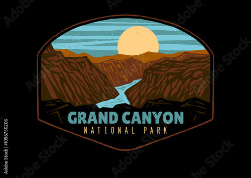 Grand canyon national park for apparel design merchandise
