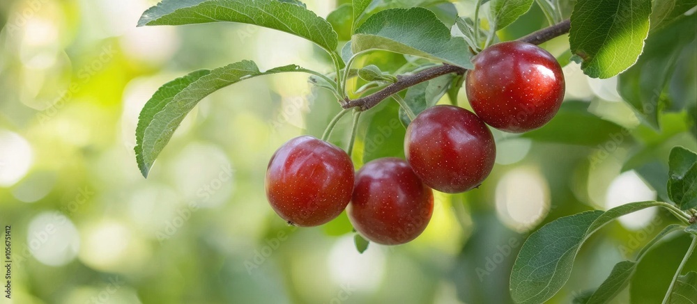 Red Jujube Fruits Or Apple Kul Boroi On A Branch In The Garden Shallow Depth Of Field Red Jujube Fruits Or Apple Kul Boroi On A Branch In The Garden Shallow Depth Of Field