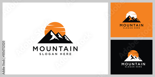 mountain logo vector design template