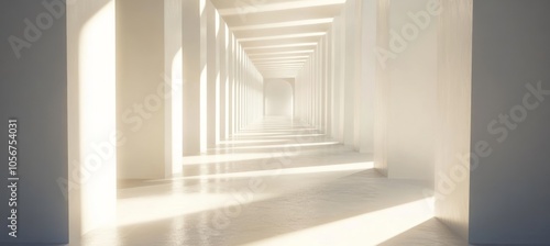 A Radiant White Corridor