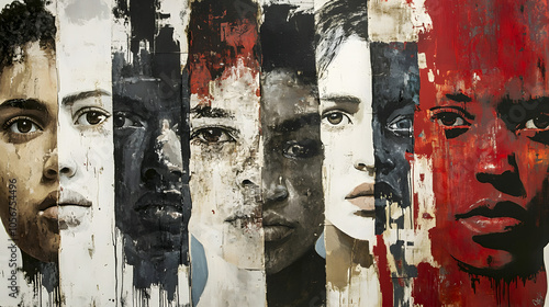 A community art project depicting stories of crime victims.