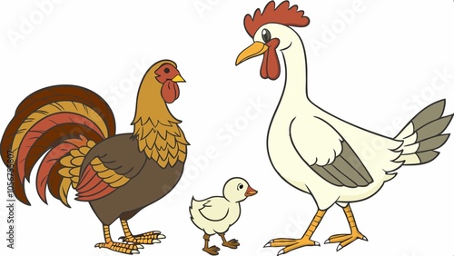 Bird Family Animal Set