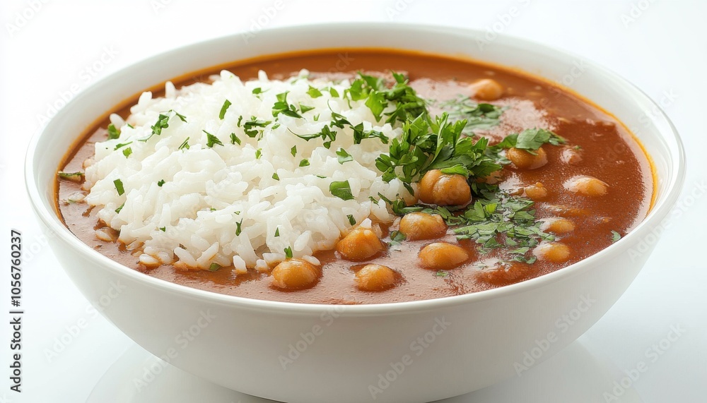Delicious Vegan Chickpea Curry Bowl with Rice, Easy, Healthy, and Plant-Based Indian-Inspired Recipe for Clean Eating Delicious Vegan Chickpea Curry Bowl with Rice, Easy, Healthy, and Plant-Based Indian-Inspired Recipe for Clean Eating
