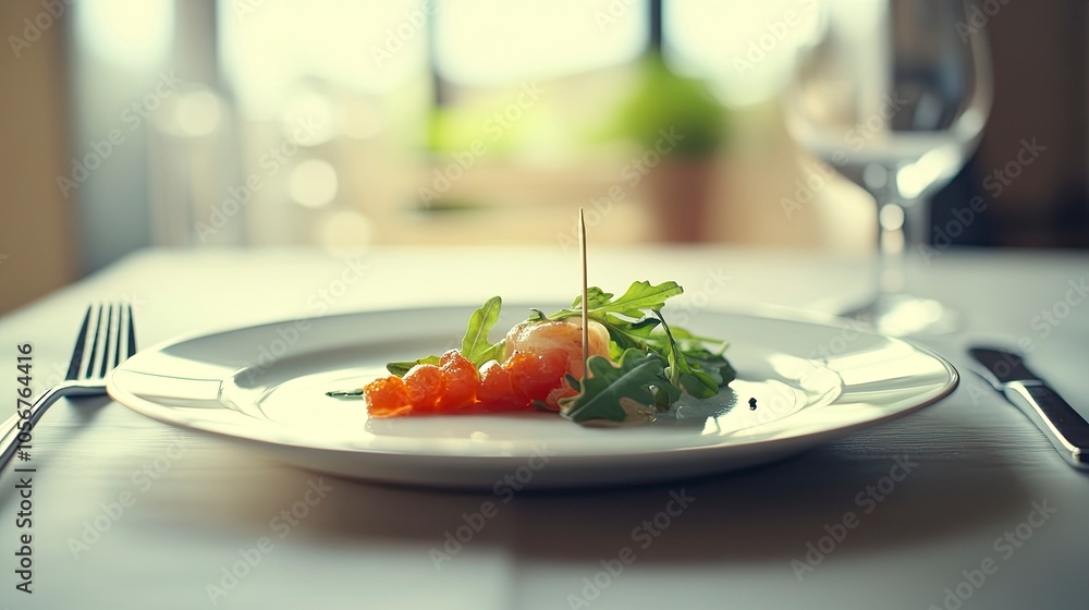 A plate of modern food, with contemporary food. Sharp focus, Hasselblad shot photography, wide angle lens, Kodak Gold + Ferrania film aspect, generative ai A plate of modern food, with contemporary food. Sharp focus, Hasselblad shot photography, wide angle lens, Kodak Gold + Ferrania film aspect, generative ai