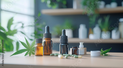 Variety of medical cannabis products