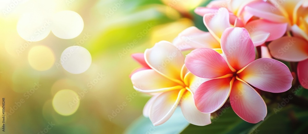 Plumeria On The Plumeria Tree Frangipani Tropical Flowers Plumeria On The Plumeria Tree Frangipani Tropical Flowers